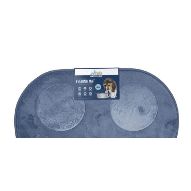 Pawsitively Fun Microfiber Foam Pet Placemat(Feeding Mat)