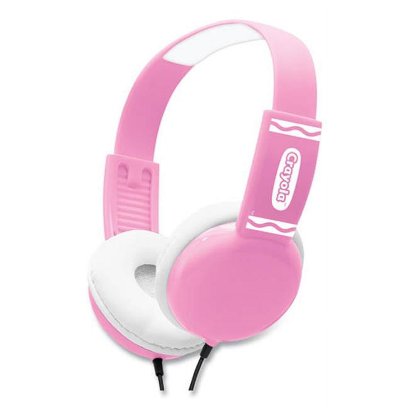 Binney & Smith - Crayola MIGCHPM510P Cheer Wired Headphones, Pink