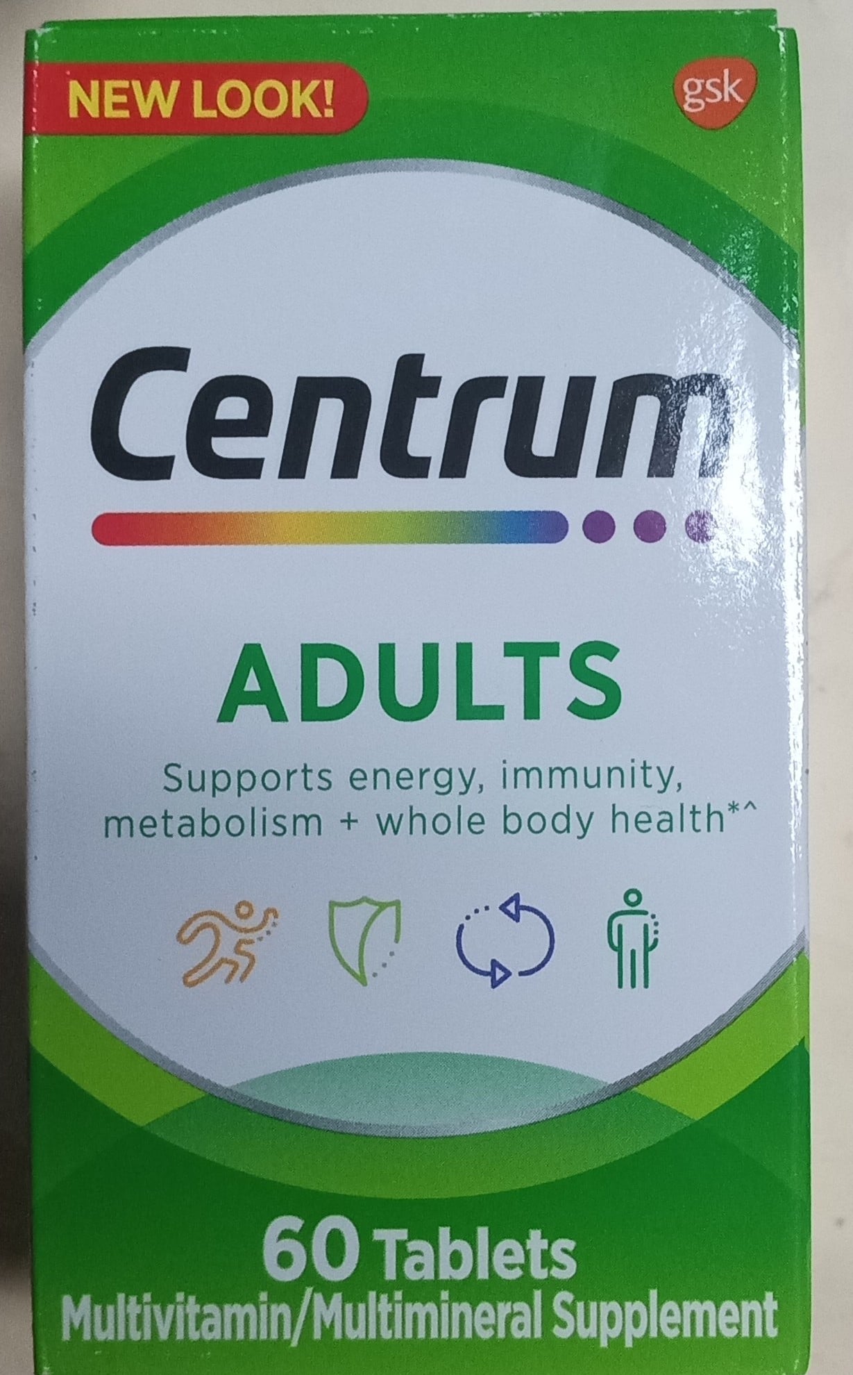 Centrum Multivitamins Adults 60 Tabs