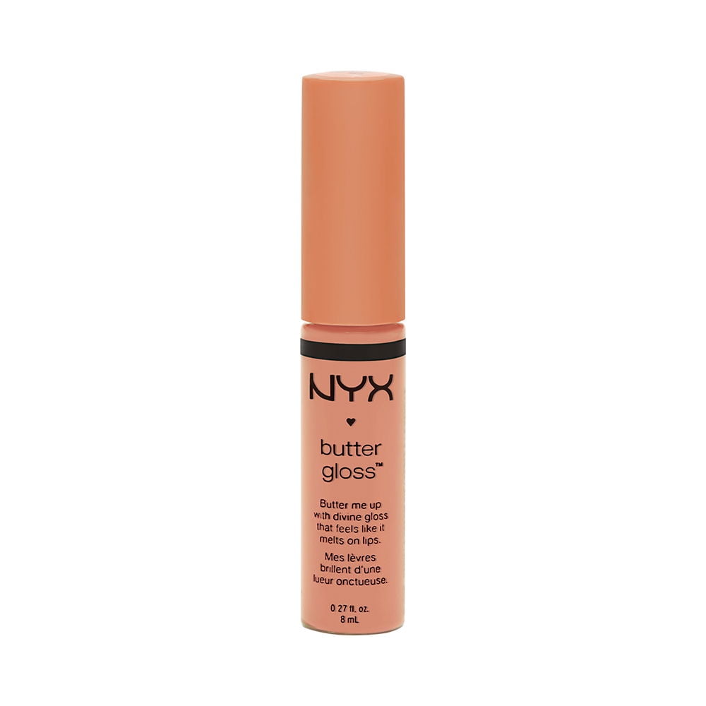 NYX Professional Makeup Butter Gloss, Non-Sticky Lip Gloss, Fortune Cookie, 0.27 Oz