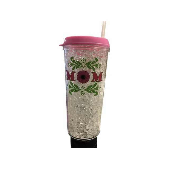 Duck House Sports Crystal Freezer Travel Tumbler Mom