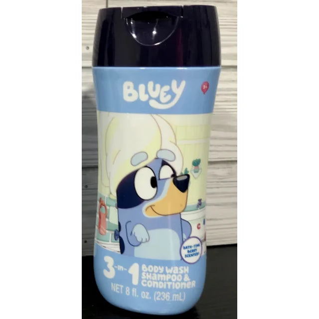 Bluey 3-in-1 Body Wash Shampoo & Conditioner 8oz