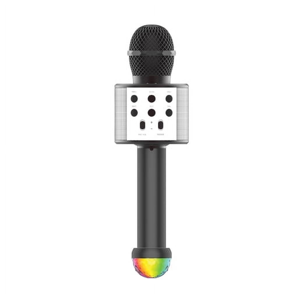 PartyMic Karaoke Microphone Bluetooth Speaker - Black