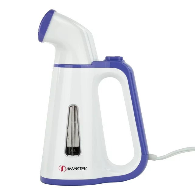 Smartek ST-53W Portable Handheld Fabric Clothes Garment Steamer with Fabric Brush (White & Purple)