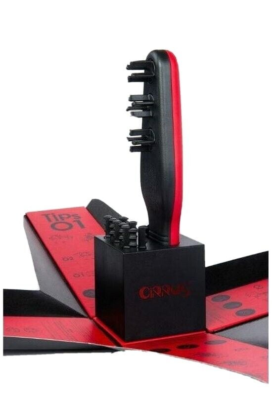 Cirrus Curly and Ripply Hair Styling Waver Tool 3 Ways Right Handed Black & Red