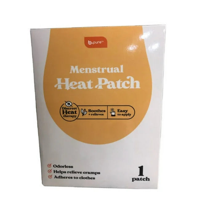 b.Pure Menstrual 1 Heat Patch:-Discreet Heat Therapy/Smoothes/Relieves. (2pk)