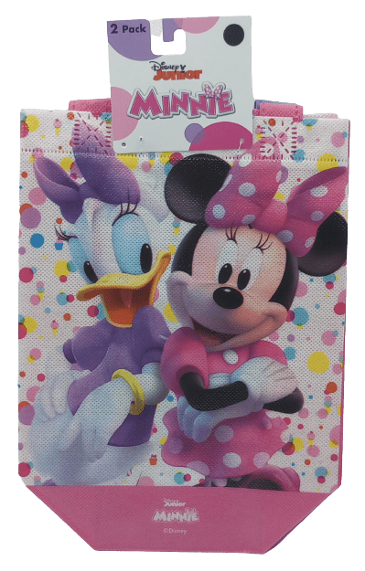 Disney Minnie Mouse & Daisy Duck 2 Pack Mini Reusable Tote Bags W/ Handles