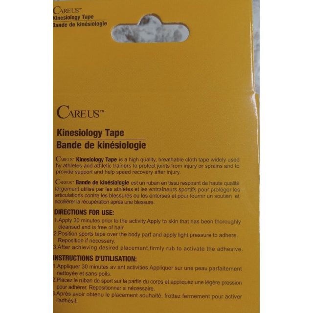 Careus Kinesiology Tape KT Tape 8 Precut Strips 2"x 2.23 YDS BLUE