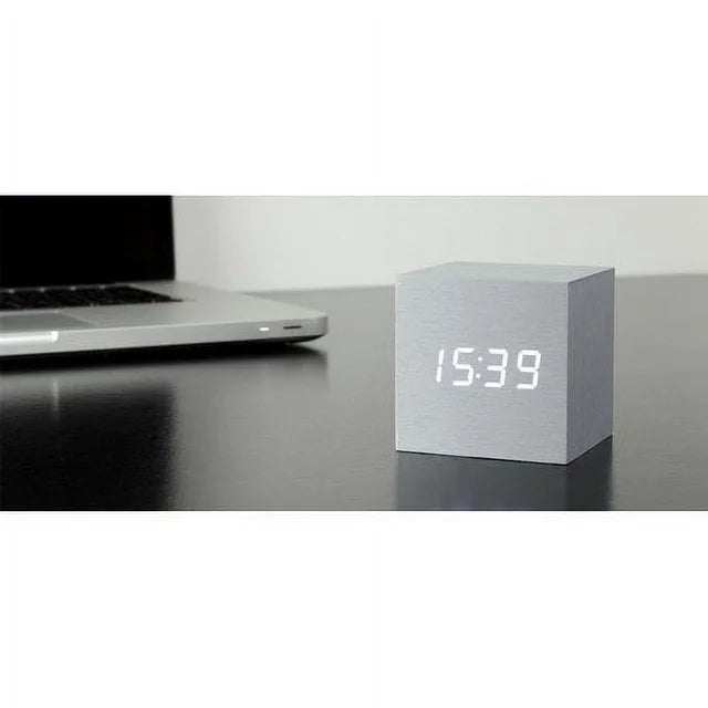 Ginkgo Cube Click Desktop Clock