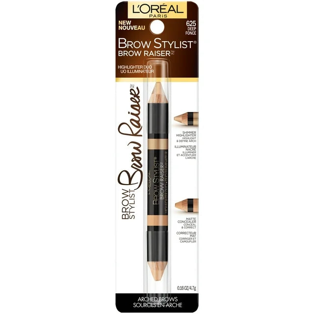 L'Oreal Paris Brow Stylist Brow Raiser Highlighter Duo, Deep