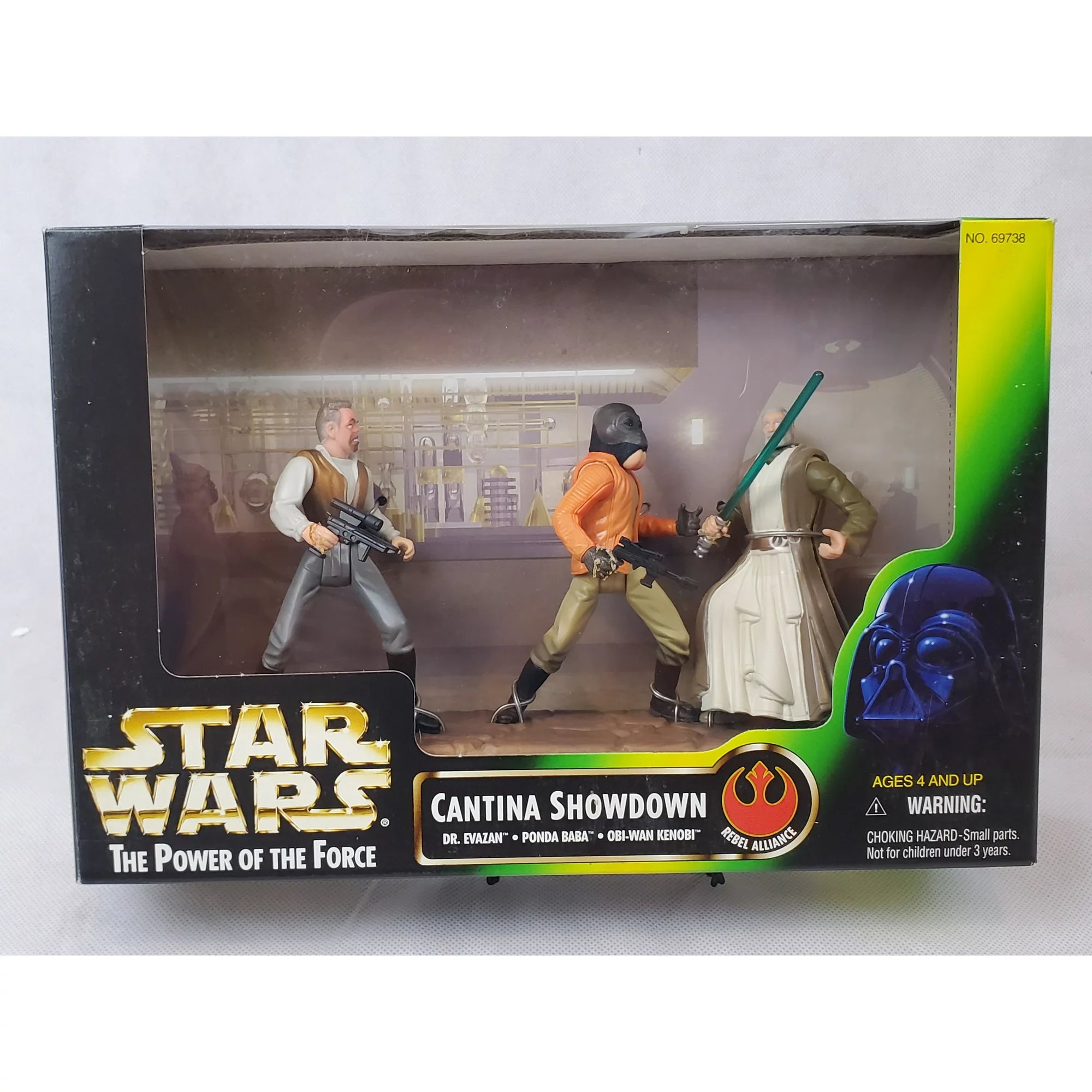 Star Wars PotF Cantina Showdown Action Figure Set Dr Evazan Ponda Baba Obi-Wan