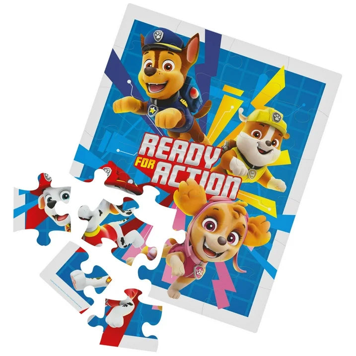 PAW Patrol Puzzle in Tin with Handle, for Families and Kids Ages 4 and up