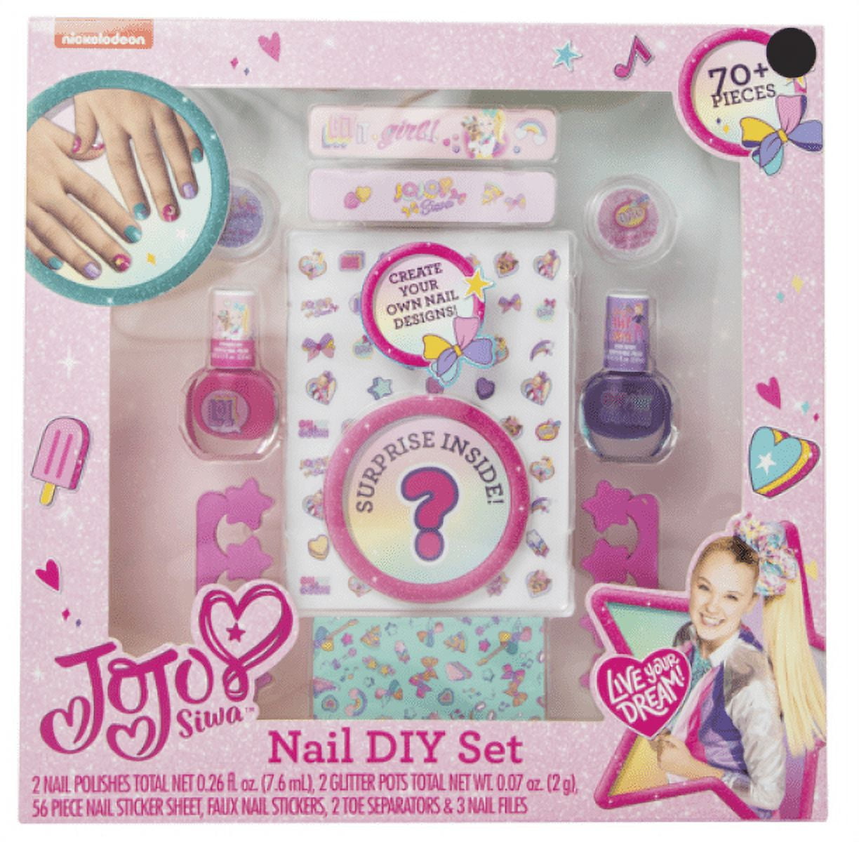 Nickelodeon Jojo Siwa Nail DIY Set