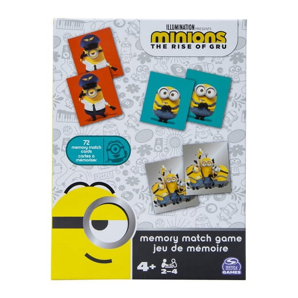 Memory Match Game Minions - 72 Memory Cards