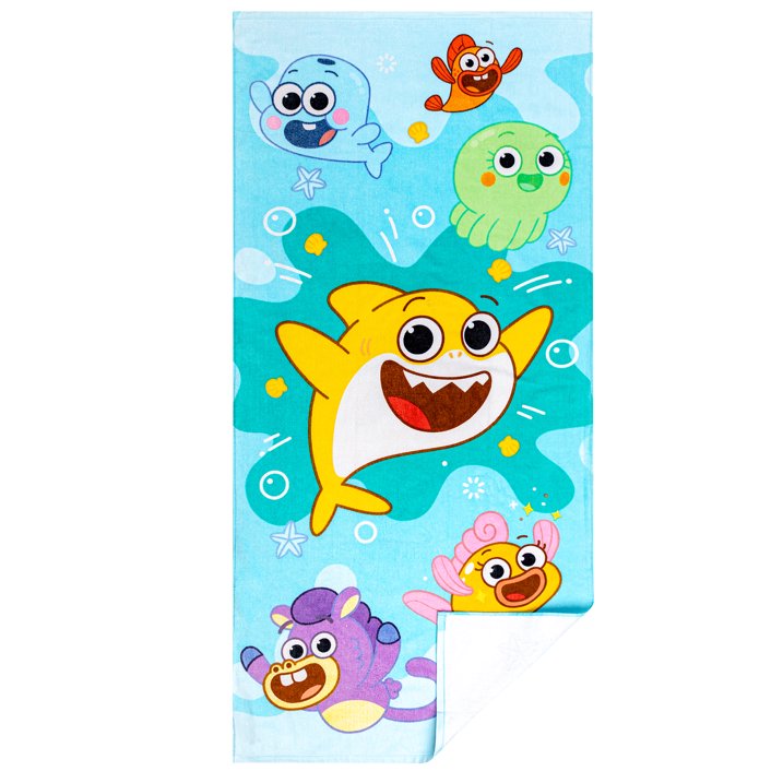 Baby Shark Beach Towel, Kids, 28 x 58