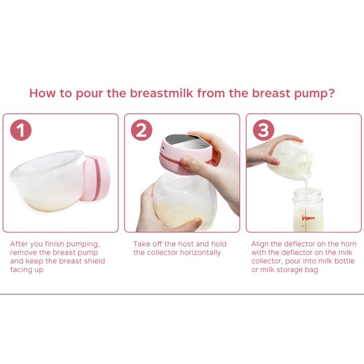 JoyHi Wearable Breast Pump Hands Free - Portable Wireless Breast Pump Electric with 3 Mode & 9 Levels, Silicone Breastfeeding Breastpump Can Be Worn in-Bra, Low Noise & Painless with Massage 24mm