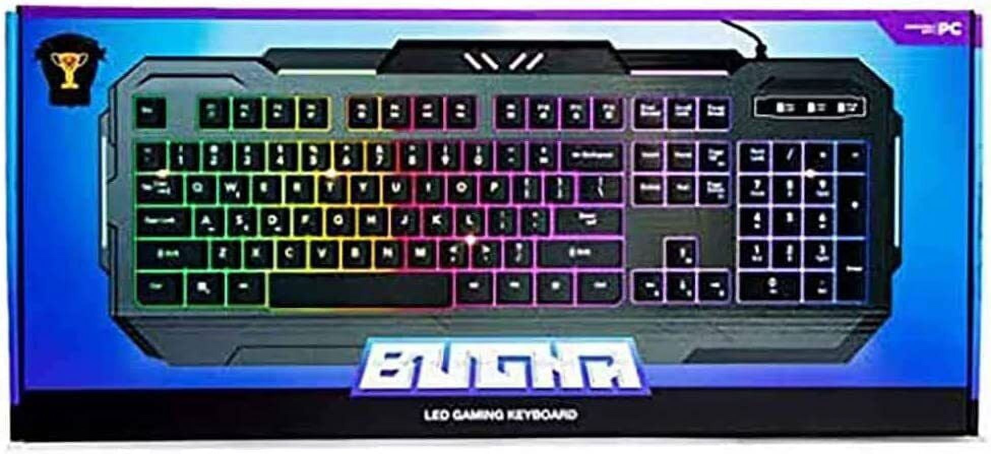 Bugha Exclusive RGB LED USB Gaming Keyboard for PC