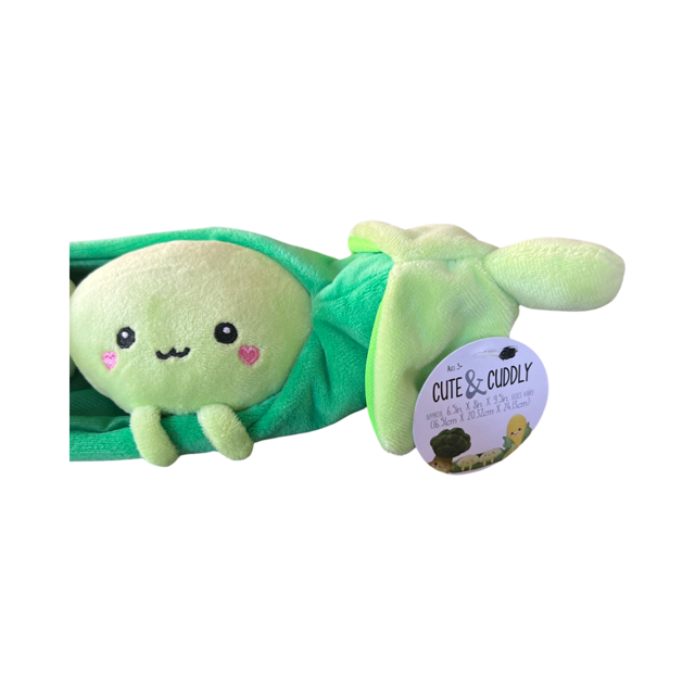 Cute & Cuddly Two Peas In A Pod Happy Faces Plush