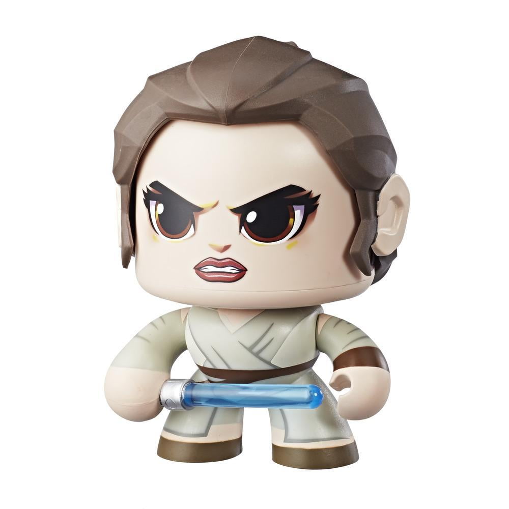 Star Wars Mighty Muggs Rey (Jakku) #5 Action Figure, 3 Facial Expressions