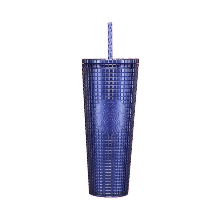 Starbucks Cobalt Blue Grid Cold Cup Venti (24 oz)