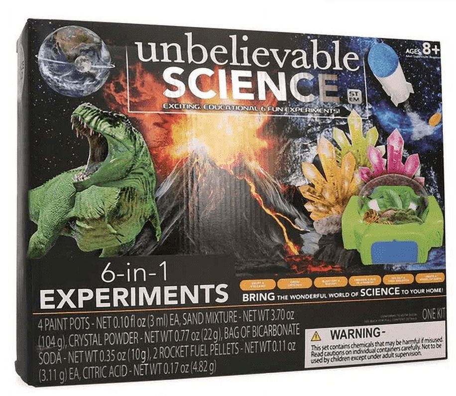 Science Squad Unbelievable Science 6-in-1 Experiments Stem Kit