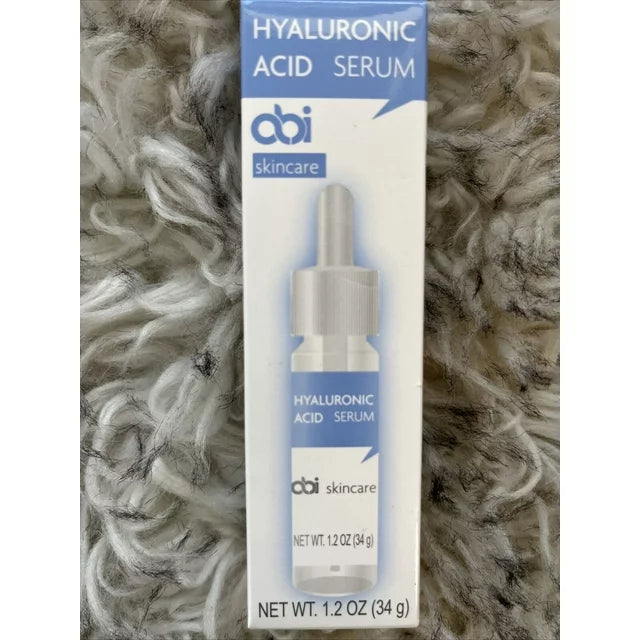 Abi Hyaluronic Acid Serum Face Skincare 1.2 Oz (2PK)