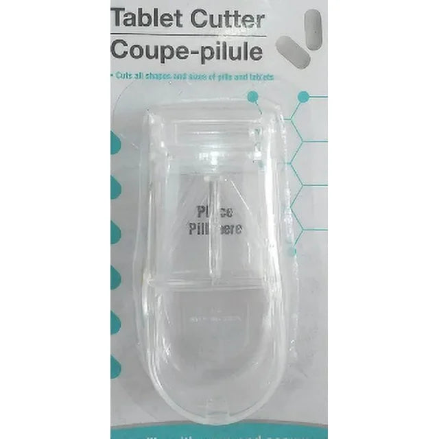 Premier Plus Pill Cutter/Tablet Splitter with Stainless Steel Blade for Cutting Small Pills and Vitamins