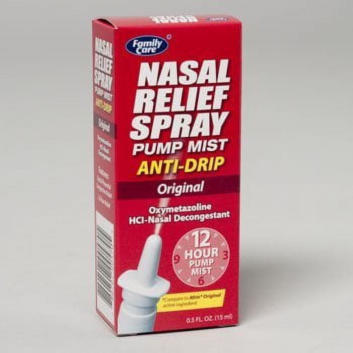 NASAL SPRAY PUMP MIST .5 OZ ANTI DRIP ORIGINAL, Pack of 4