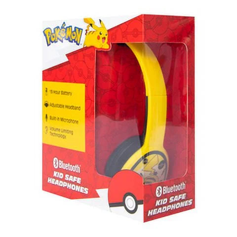 PokÃmon Pikachu Bluetooth Kid Safe Headphones