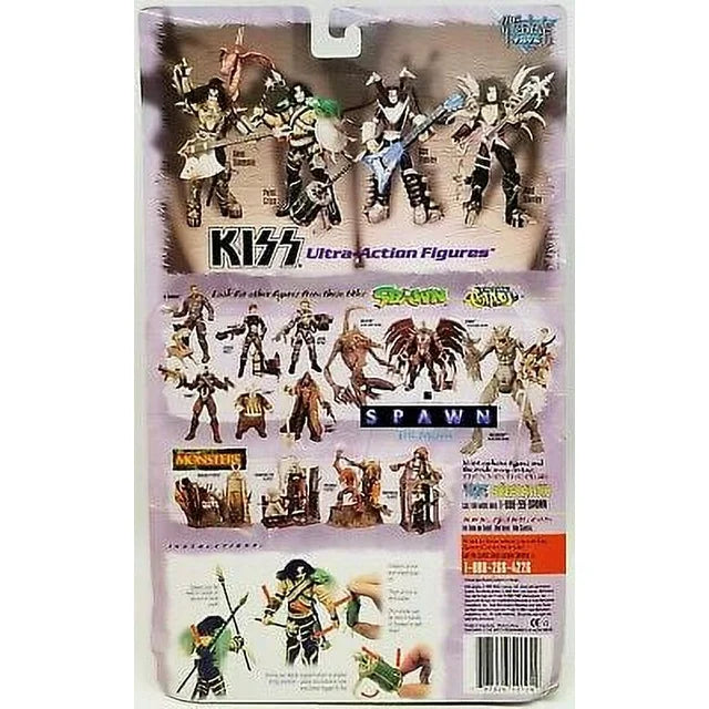 1997 - McFarlane - KISS - Peter Criss - Ultra Action Figure - Drum Launches Drum