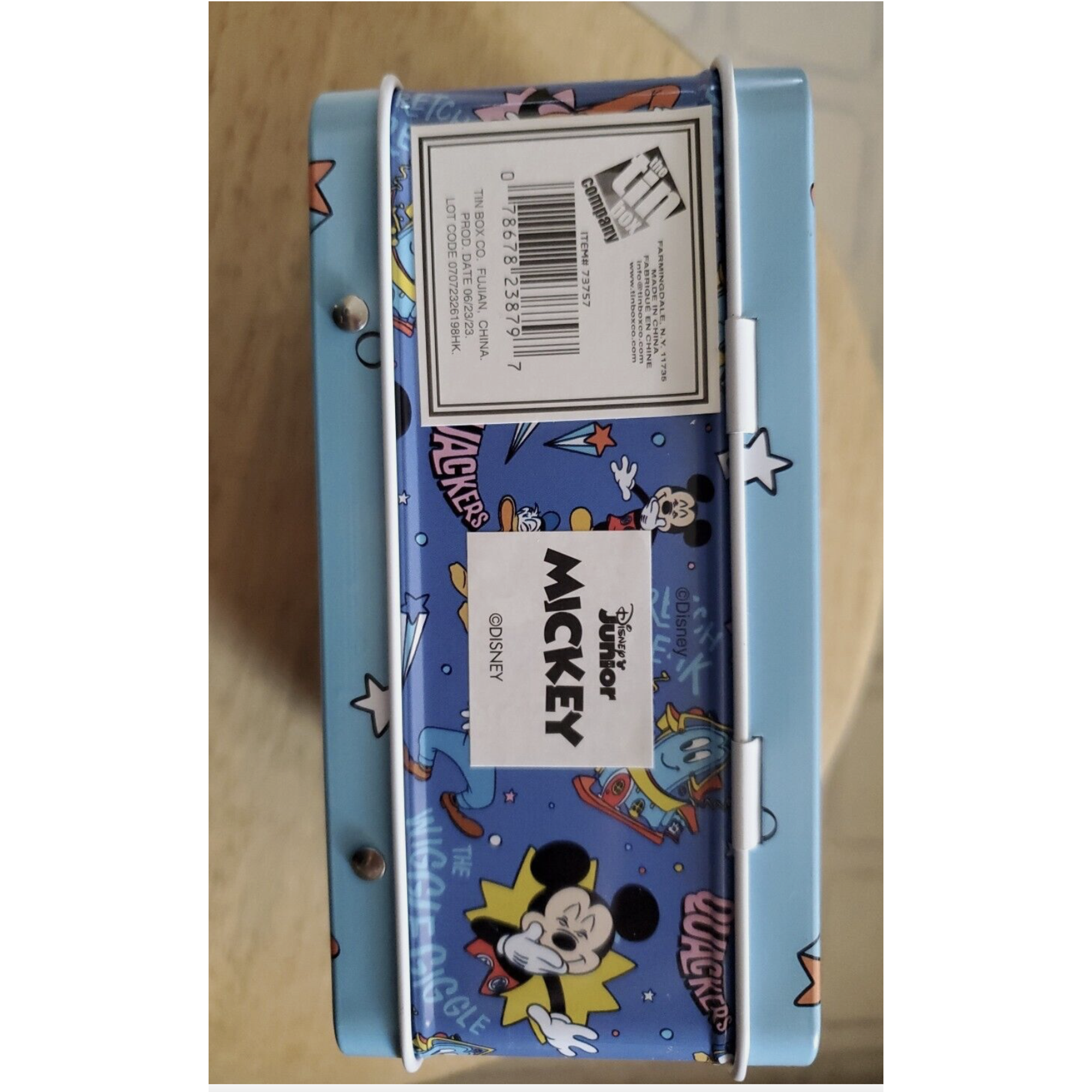 Disney Junior Mickey Metal Mini Lunch Box 5.5" Ã— 4"