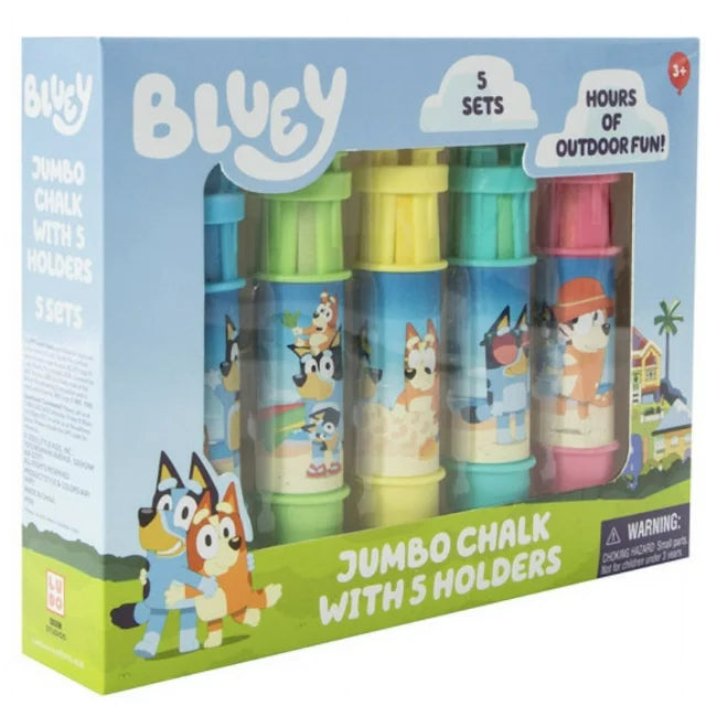 Bluey Jumbo Chalk With 5 Holders