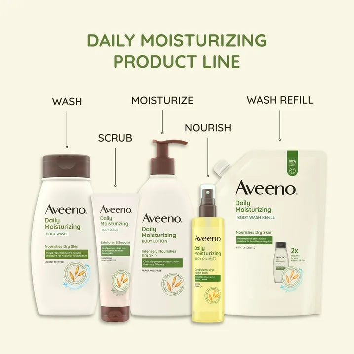 Aveeno Daily Moisturizing Lotion with Oat for Dry Skin, 20 fl. oz