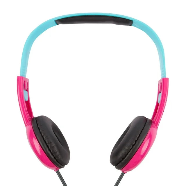 Barbie Kid-Safe Headphones in Blue and Pink