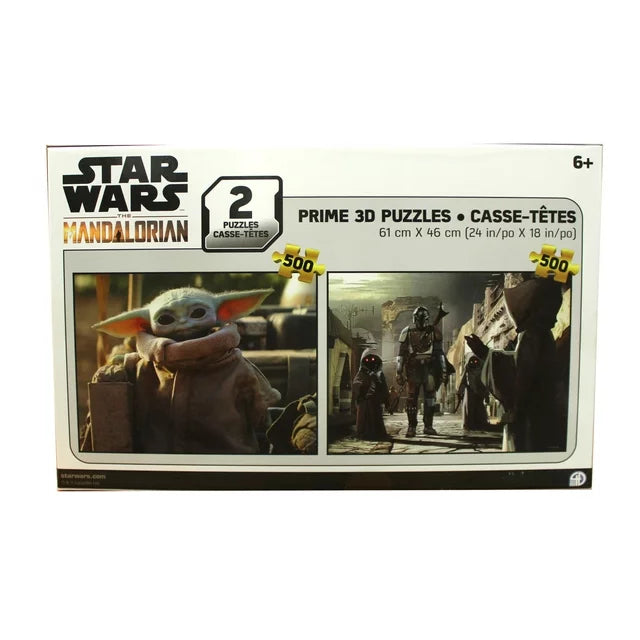 Star Wars The Mandalorian Prime 3D Puzzles 2 Pack