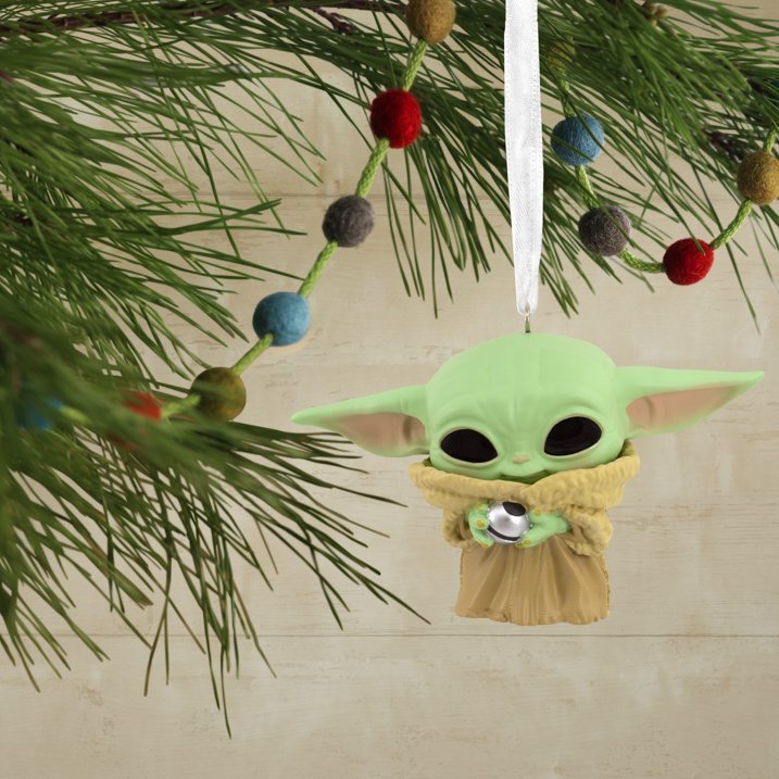 Hallmark Star Wars: the Mandalorian Grogu Funko POP! Christmas Ornament, 0.23lbs