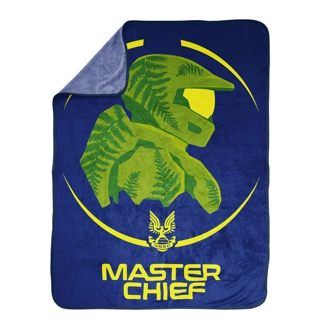 Halo Infinite 'Master Chief' 46" x 60" Plush Throw, Gaming Bedding