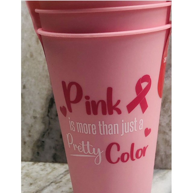 Pink Is More Than Just A Pretty Color. Reusable Tumbler. 12oz 3pk