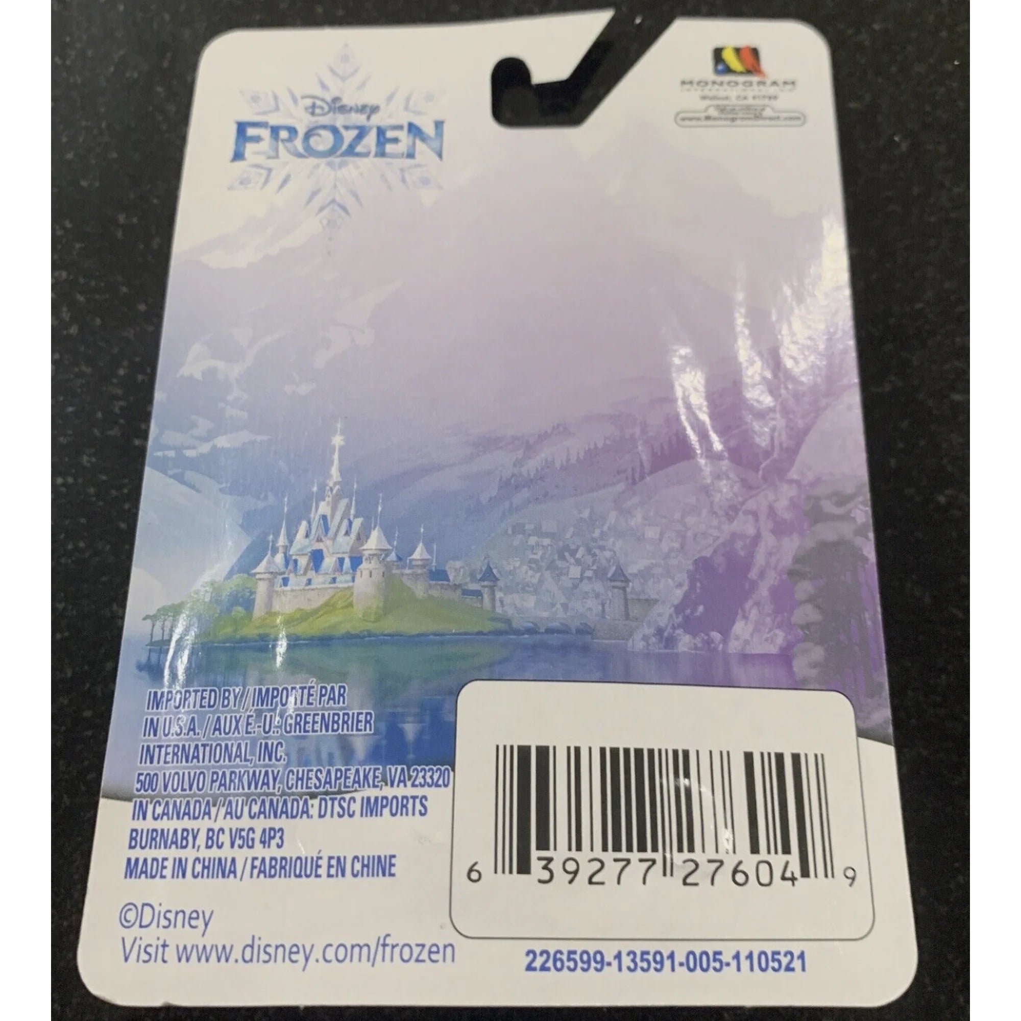 c\Disney Frozen Elsa Figural Bag Clip Figurine