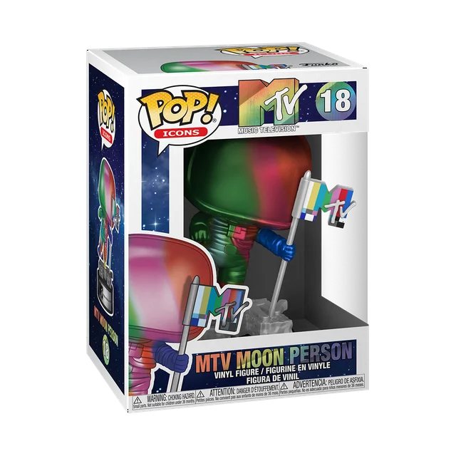 Funko POP! Ad Icons: MTV - Moon Person (Rainbow)