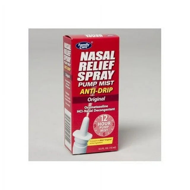 NASAL SPRAY PUMP MIST .5 OZ ANTI DRIP ORIGINAL, Pack of 4