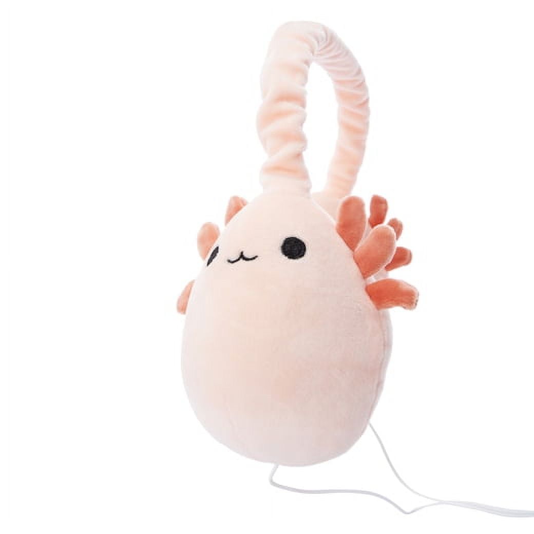 Fluffy Cuties Plush Wired Headphones Albert The Axoloti