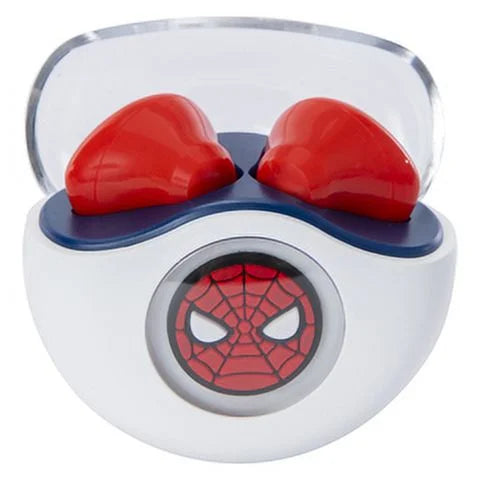 Spider-Man Kid-Safe BluetoothÂ® Earbuds Red and White