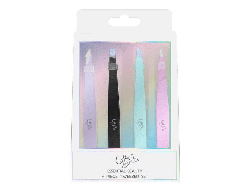 Urban Butterfly essential beauty mini 4 piece tweezer set