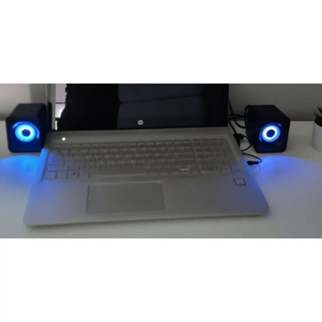 Bass Jaxx Gaming Speakers Set Of 2 Led Color Changing