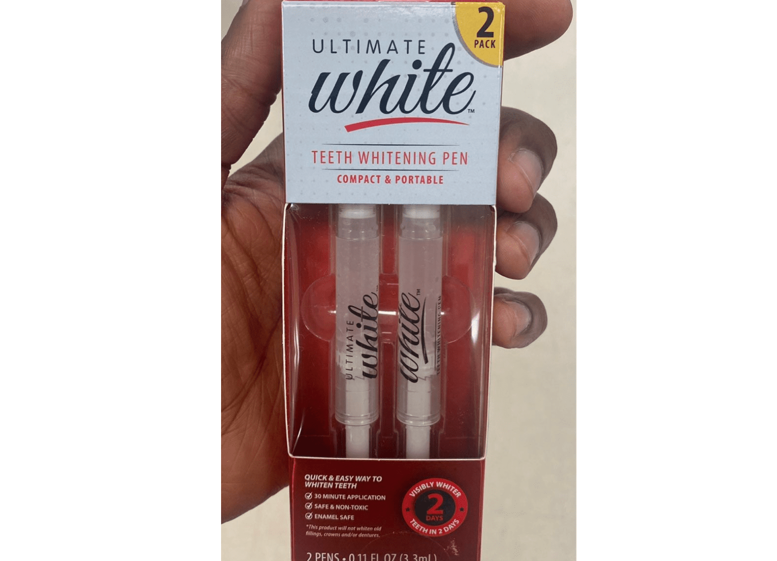 Ultimate white teeth whitening pen 2pk