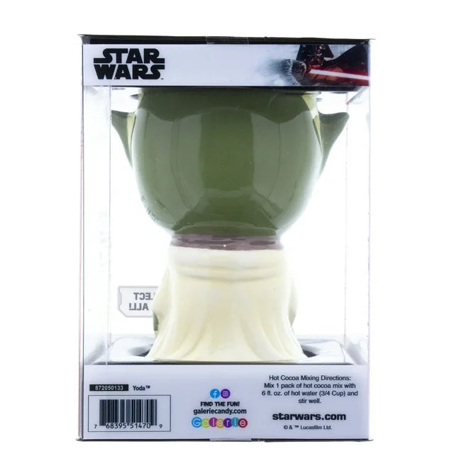 Star Wars Goblet with 1 OZ Hot Chocolate Cocoa Mix - Yoda