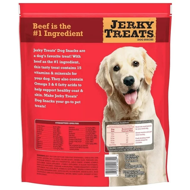 Jerky Treats American Beef Dog Snacks 60 Ounce