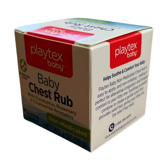 Playtex Baby Chest Rub with Eucalyptus, Rosemary & Chamomile Aromatics Non-Medicated 2 oz