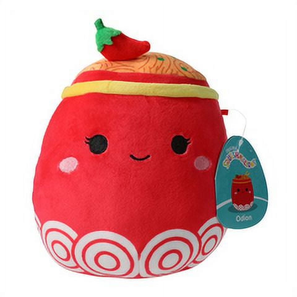 squishmallows 7.5in - odion the fire noodles kellytoy stuffed animal plush